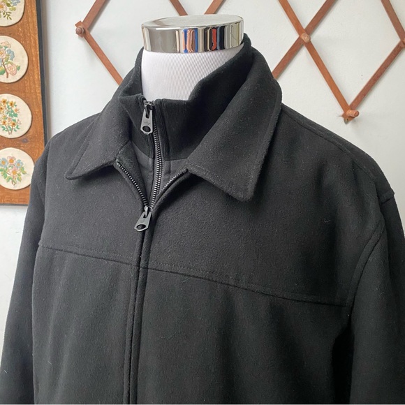 Dockers Wool Blend Double Layer Coat - Picture 3 of 15